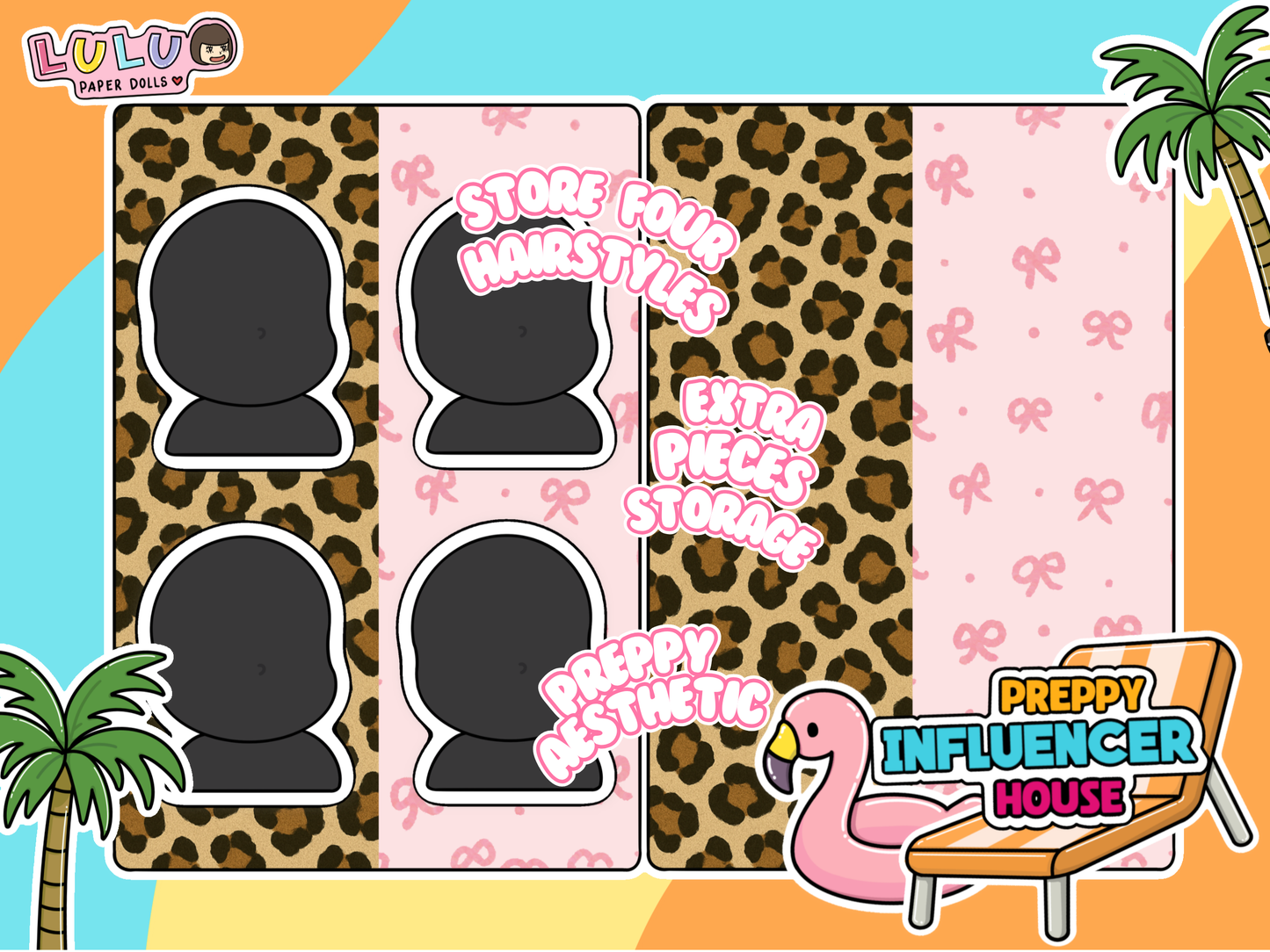 Influencer House Printable Template (Digital PDF Only)