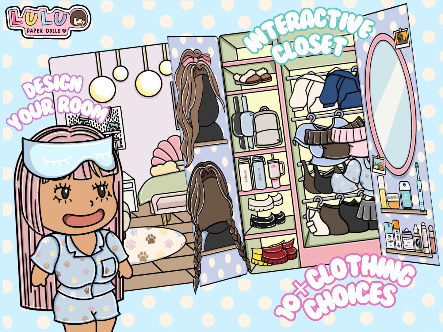 Lulu's Pet Shop Printable Template (Digital PDF only)