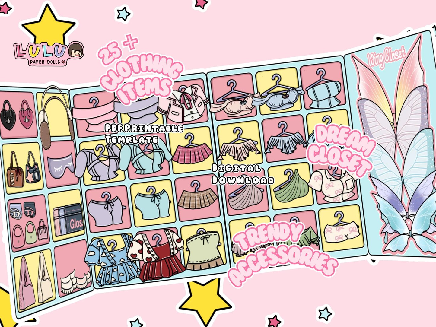 Fairy High Printable Template