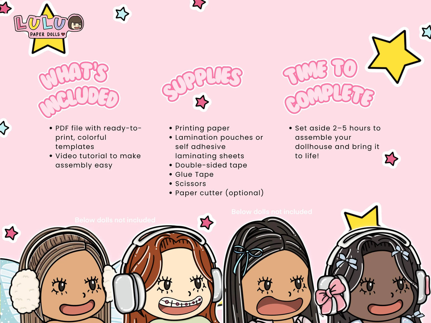 That Girl Aesthetic Printable Template (Digital PDF only)