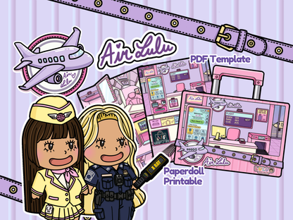 Air Lulu Printable Template (Digital PDF Only)
