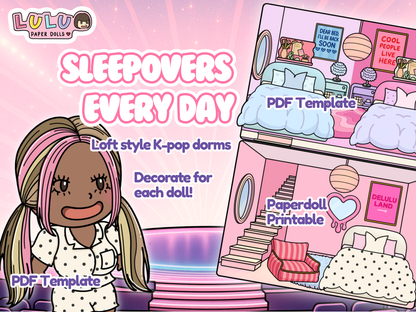 KPop Dollz Printable Template (Digital PDF Only)
