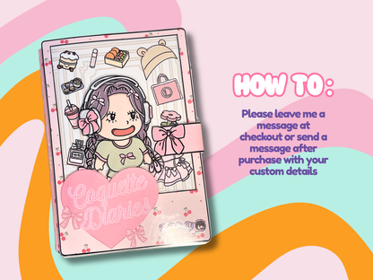 CUSTOM Handmade Paperdoll Book
