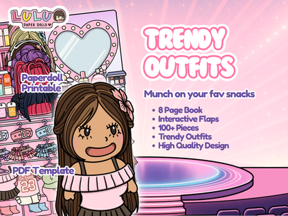 KPop Dollz Printable Template (Digital PDF Only)