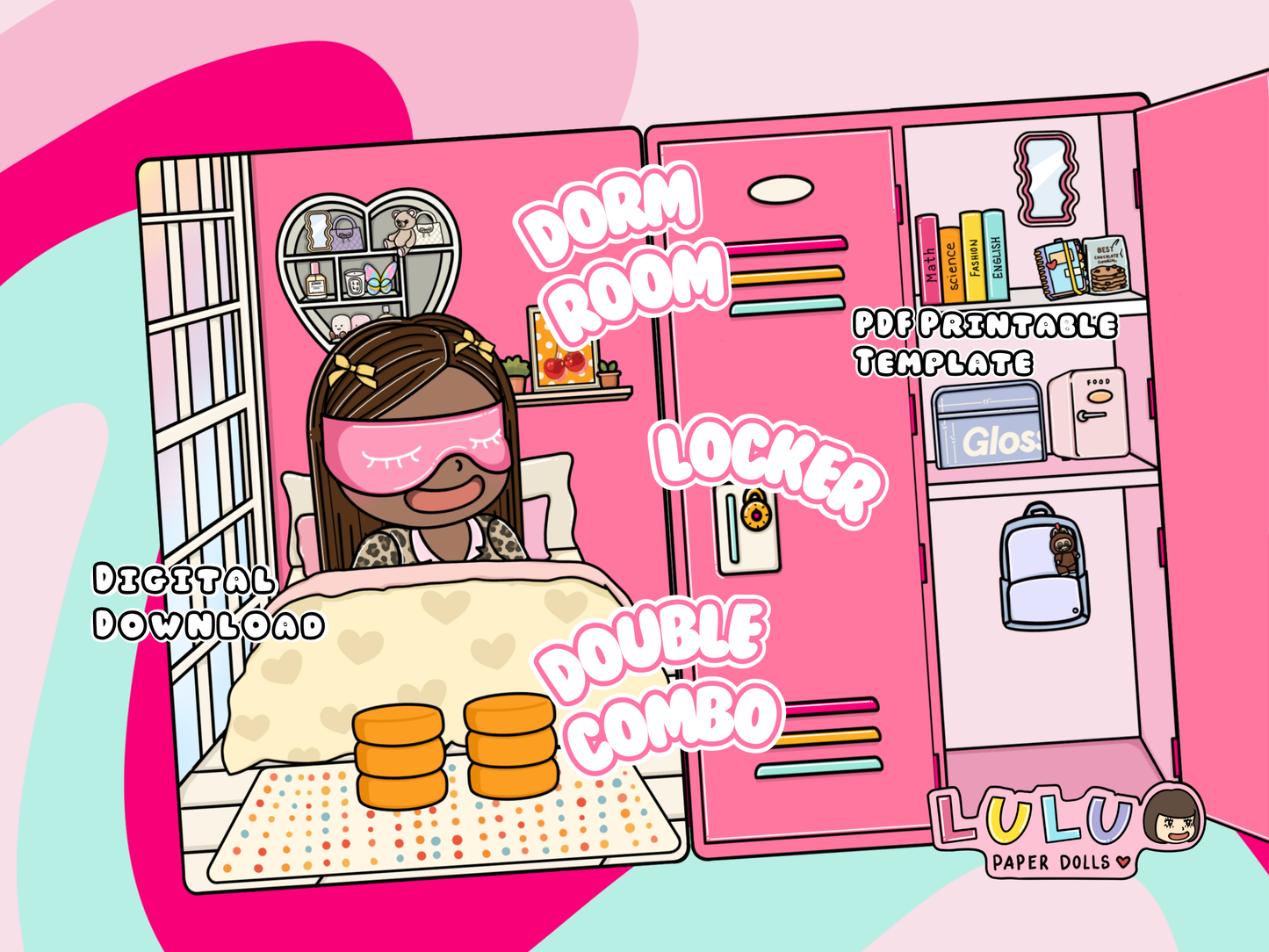 Lulu's World  Printable Template (Digital PDF Only)