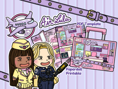 Air Lulu Printable Template (Digital PDF Only)