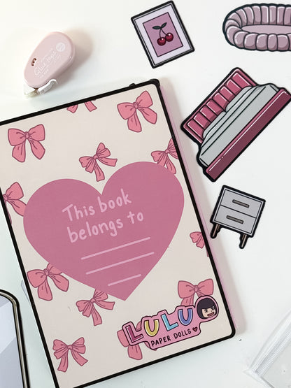 That Girl Aesthetic: Paper Doll Book Kit (Premade Book)